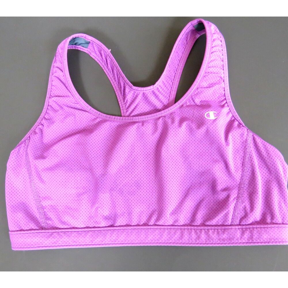 Champion Women's Reversible Mesh Sports Bra Size S/M * read * EUC - Picture 4 of 7